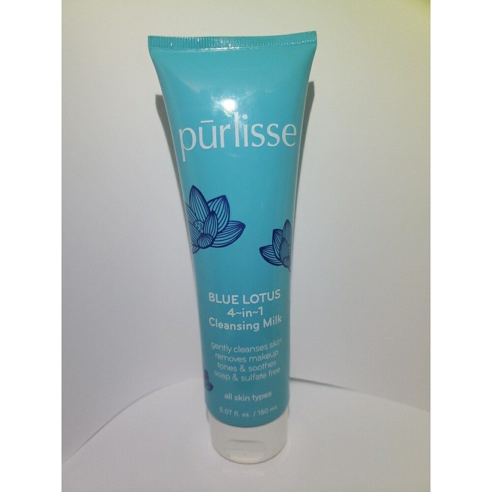 Purlisse Blue Lotus 4 In 1 Cleansing Milk 150ml. New Sealed!